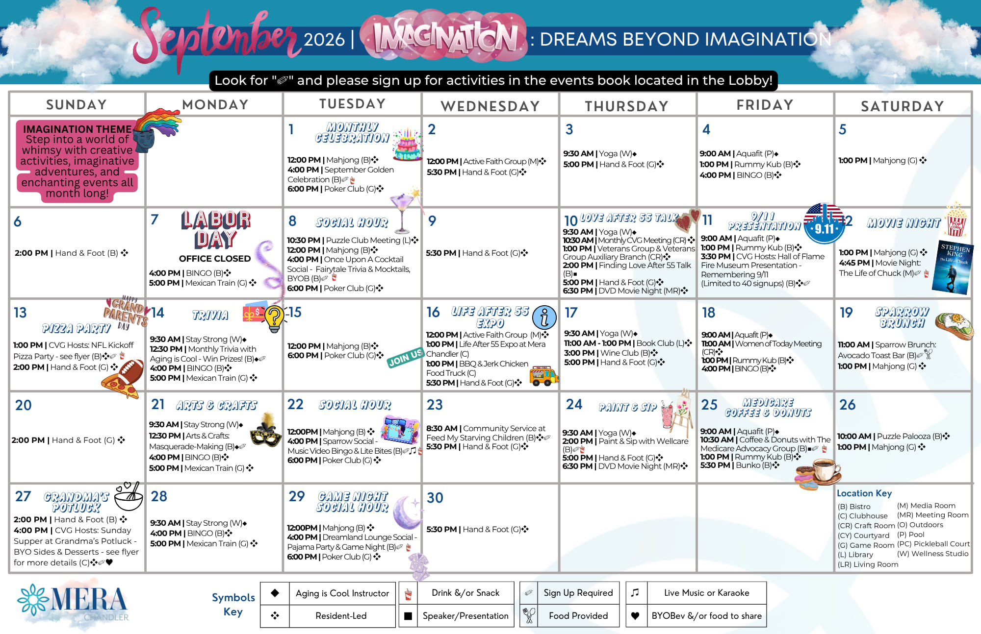 September Event Calendar